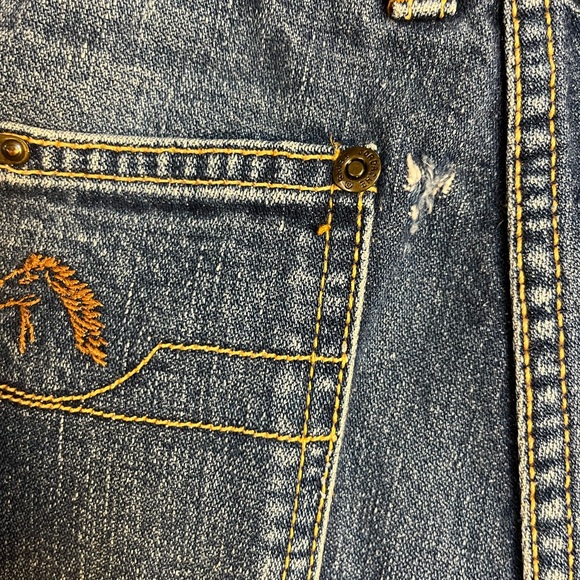 Jordache Women's vintage Straight Leg Jeans - Blue - Picture 7 of 9